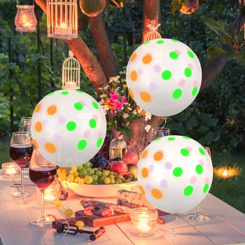 1 Opakowanie Spersonalizowanych Ozdobnych Lateksowych Neon Dekoracji Na Imprezę z Okazji Urodzin Świecące Wieczorne Zestaw Świecące Balony Fluorescencyjne Balony