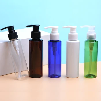 30szt 100 ml białe kosmetyczne, butelki PET, pusty pojemnik na szampon, balsam, plastikowe opakowania kosmetyczne z dozownikiem, żel pod prysznic