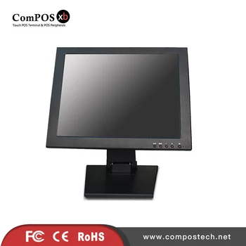 ComPOSxb 15-Calowy wyświetlacz LCD z dotykowym ekranem LCD Wyświetlacz POS Monitor Do Punktu Sprzedaży Wyświetlacz