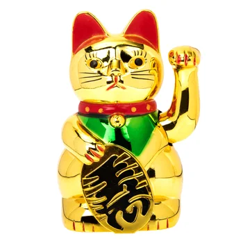 Kot Szczęśliwy Statuetka Fortuny Pomnik Macha Maneki Neko Feng Shui Prezenty Na Urodziny Japońskie Kobiety Kiwać Ręką Bogactwo Pozdrowienia